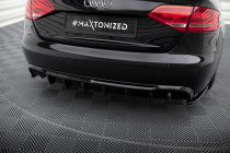 Audi A4 B8 2007-2011 Bakre Diffuser (Med Dubbla utblås på ena sidan) Maxton Design